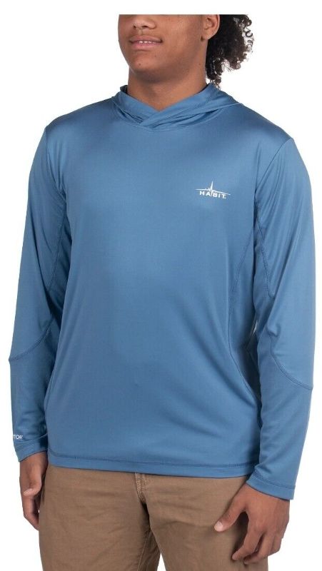 Photo 1 of Habit Men's Hidden Cove Hooded Lightweight Performance Layer Shirt L