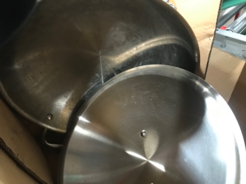 Photo 3 of  Wok Pan - Non-Stick Stainless Steel Stir Fry Pans With Domed Lid 