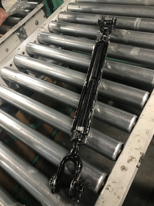 Photo 2 of (SIMILAR TO STOCK PHOTO) Indusco 93900296 Hot Dipped Drop Forged Galvanized Steel Jaw and Jaw Turnbuckle, 3500 lbs 