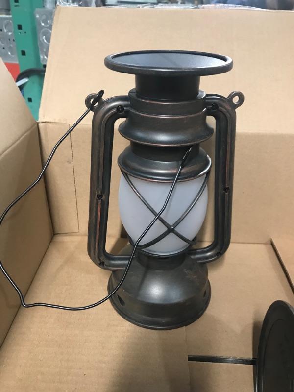 Photo 3 of **NO REMOTE - UNTESTED - MAY NEED BATTERIES**
Vintage Lantern LED Battery Powered Camping Lamp Outdoor Hanging Lantern 