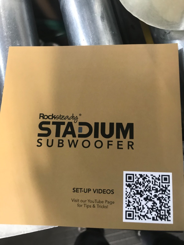 Photo 9 of Stadium Subwoofer- Bluetooth Portable Bass - Link Unlimited Speakers - Use Indoors & Outdoors - 16 Hour Battery Life – Studio Quality Sound