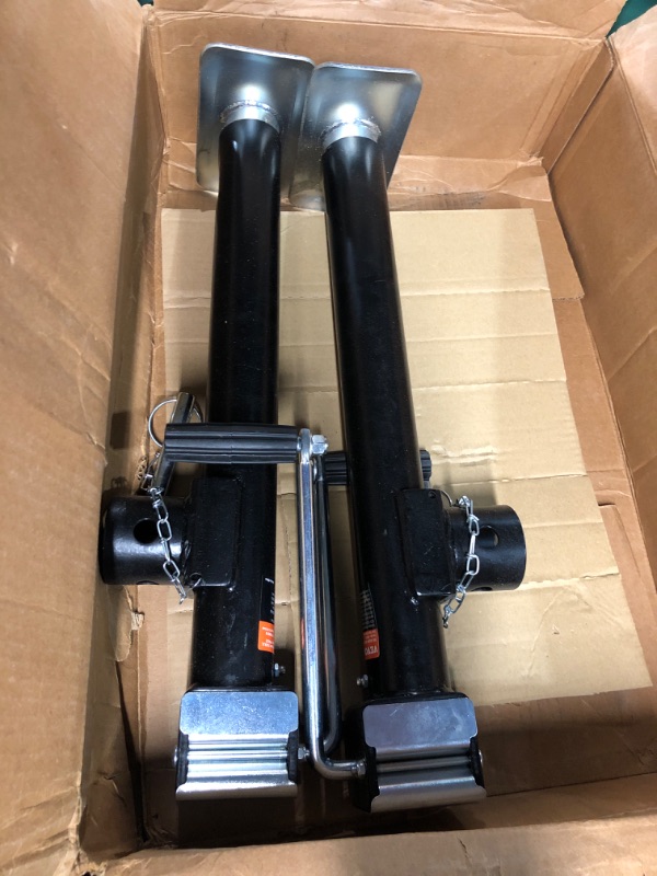 Photo 1 of 2000 lbs Heavy Duty Trailer Jack 10" Vertical Travel Weld-on Pipe Mount Swivel Trailer Jack with Support Base for RV Trailer, Horse Trailer, Utility Trailer, Yacht Trailer