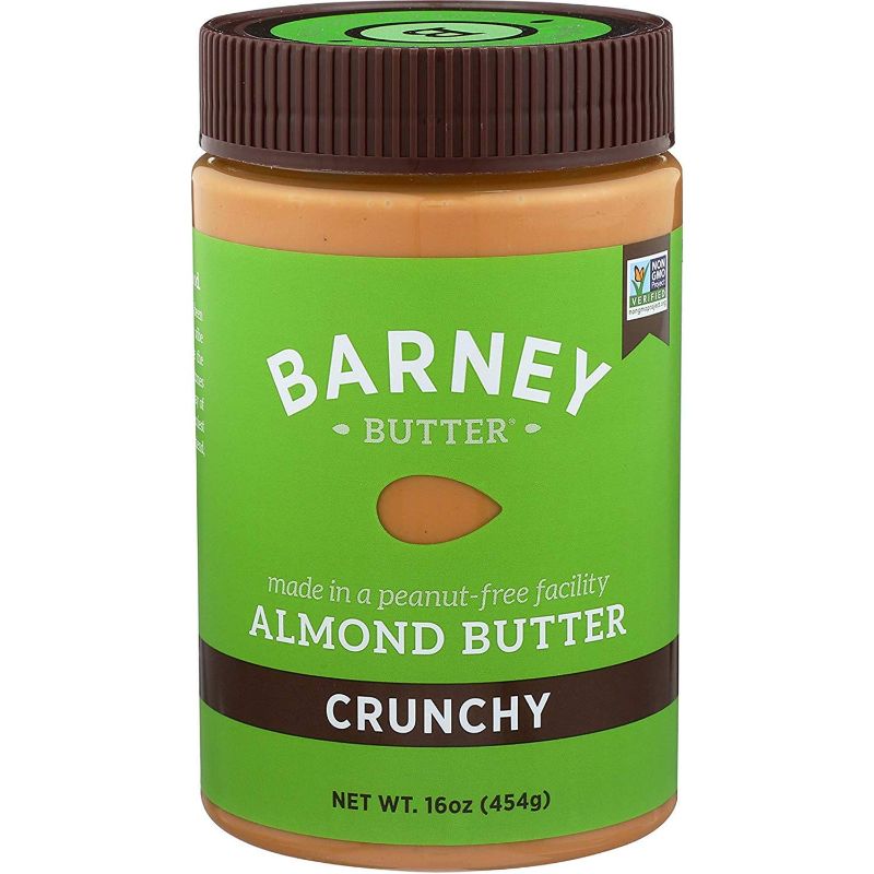 Photo 1 of ***EXP 04-05-2026***Barney Butter Almond Butter, Crunchy, 16 Ounce Jar, Skin-Free Almonds, No Stir, Non-GMO, Gluten Free, Keto, Paleo, Vegan Crunchy 16 Ounce (Pack of 1)