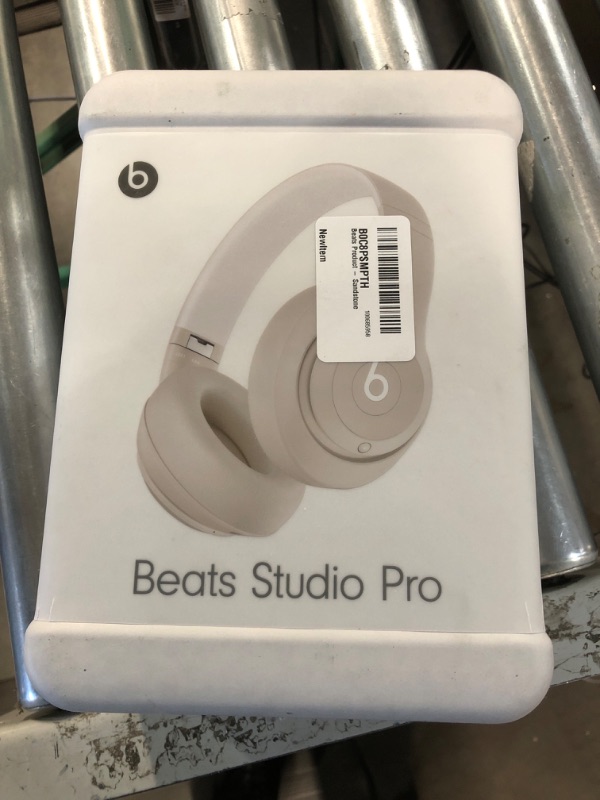 Photo 2 of **factory sealed ****Beats Studio Pro - Wireless Bluetooth Noise Cancelling Headphones - Personalized Spatial Audio, USB-C Lossless Audio, Apple & Android Compatibility, Up to 40 Hours Battery Life - Sandstone Sandstone Studio Pro