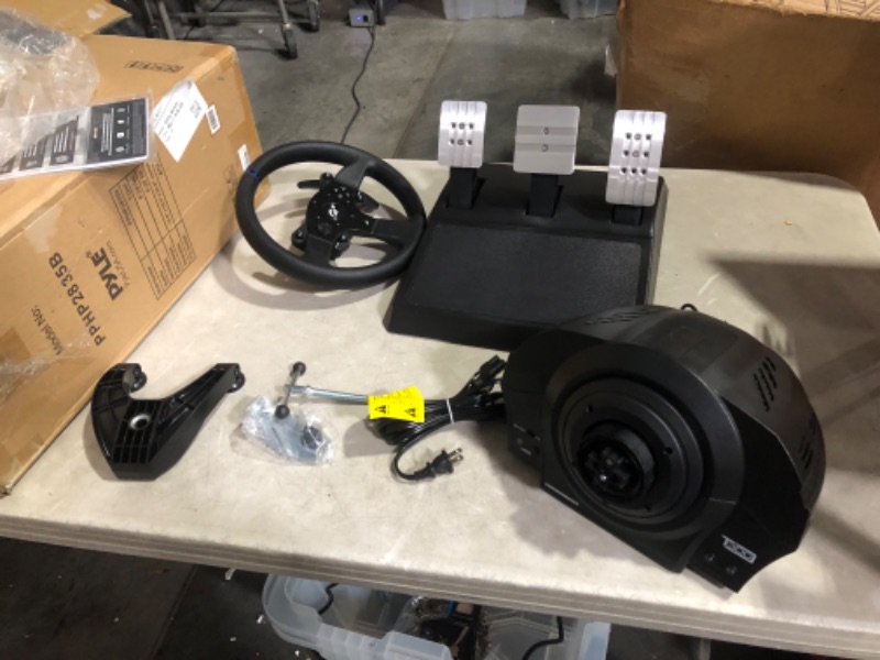 Photo 2 of ***USED - DOESN'T POWER ON - SEE COMMENTS***
Thrustmaster T300 RS - Gran Turismo Edition Racing Wheel (PS5,PS4,PC) Black Thrustmaster T300RS Gran Turismo Edition Racing Wheel