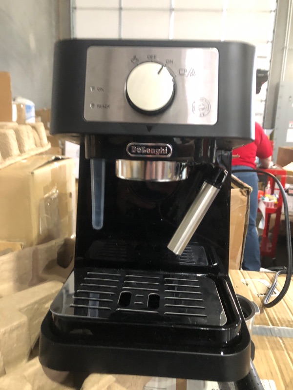 Photo 4 of **NON-REFUNDABLE** // **SALE FINAL**PARTS ONLY*** De'Longhi Stilosa Manual Espresso Machine, Latte & Cappuccino Maker, 15 Bar Pump Pressure