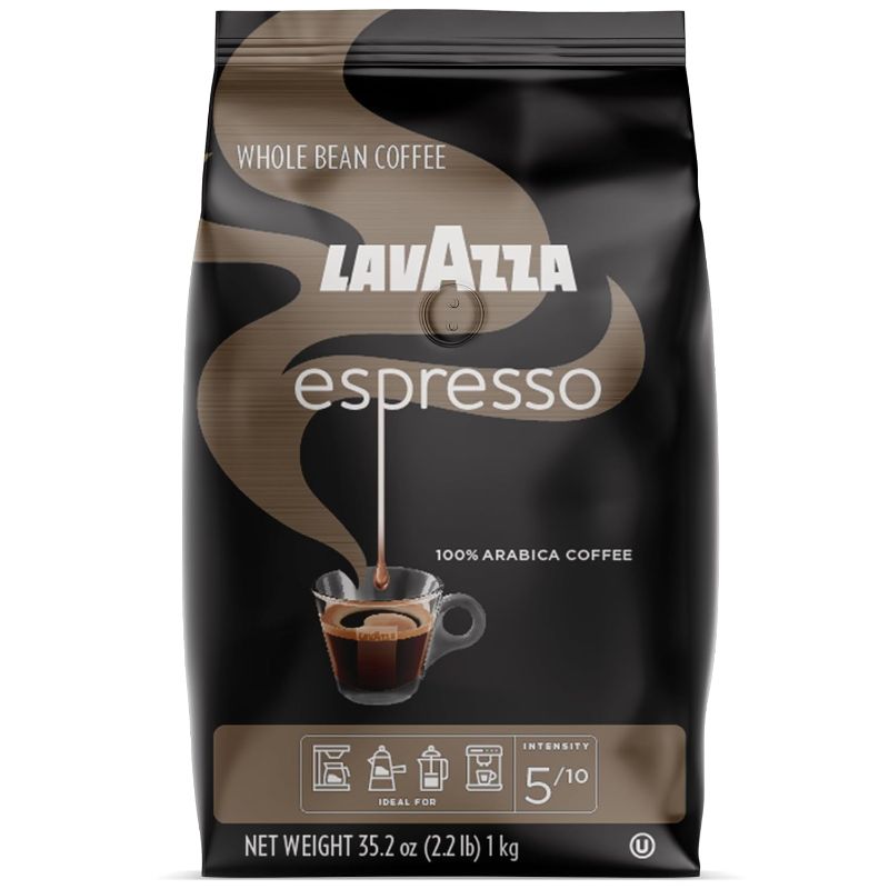 Photo 1 of ***non refundable**exp 05-30-2024***Lavazza Espresso Whole Bean Coffee Blend, Medium Roast, 2.2 Pound Bag (Packaging May Vary)  100% Arabica, Rich bodied