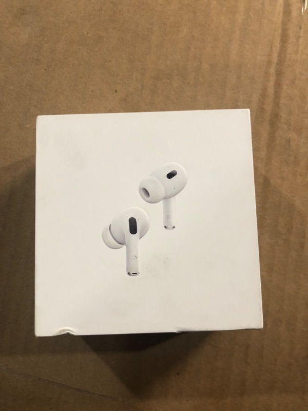 Photo 2 of Apple AirPods Pro (2nd Generation) Wireless Ear Buds with USB-C Charging, Up to 2X More Active Noise Cancelling Bluetooth Headphones, Transparency Mode, Adaptive Audio, Personalized Spatial Audio USB-C Without AppleCare+