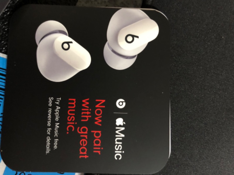 Photo 4 of Beats Studio Buds - True Wireless Noise Cancelling Earbuds - Black with AppleCare+ (2 Years) Black Studio Buds w/ AppleCare+