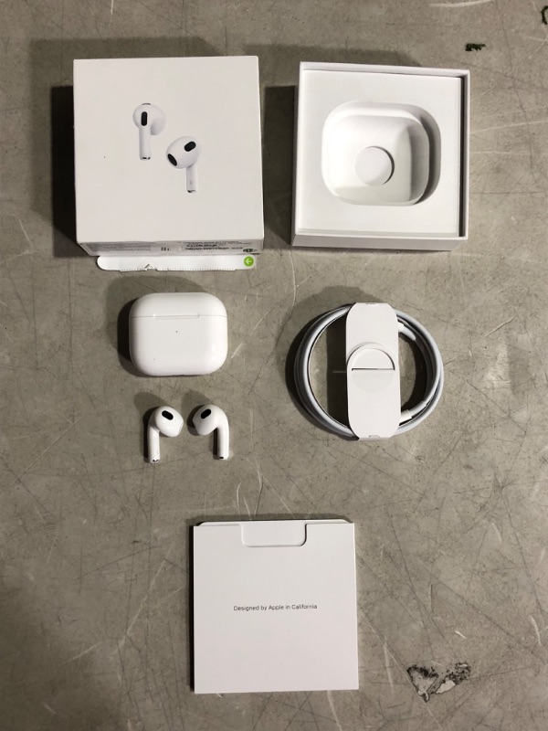 Photo 2 of ***USED - UNABLE TO TEST***
Apple AirPods with Lightning Charging Case (3rd Generation)