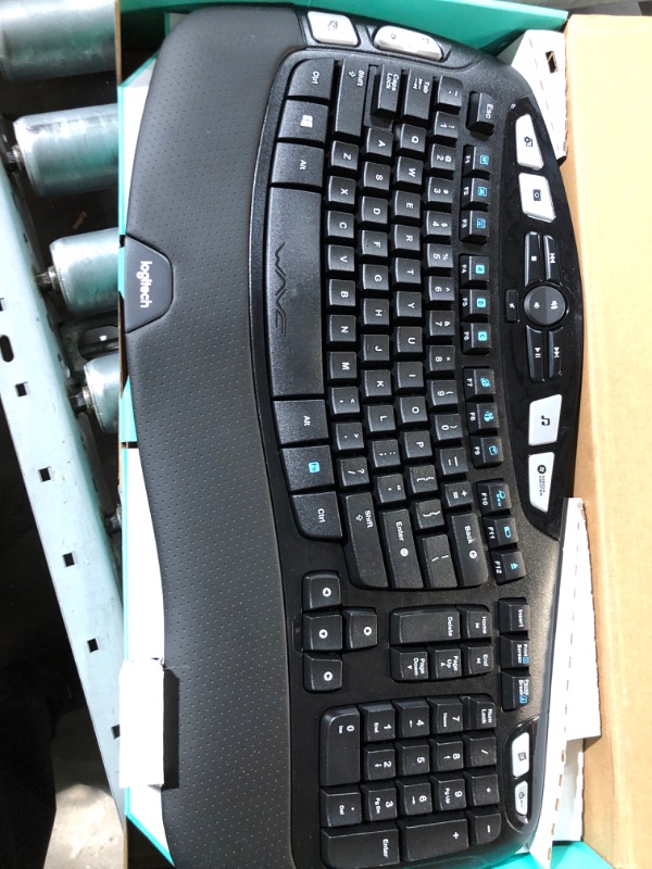 Photo 2 of Logitech MK570 Wireless Wave Keyboard and Mouse Combo, Black