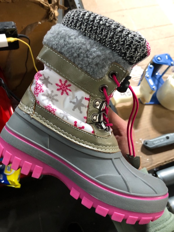 Photo 2 of DREAM PAIRS Boys Girls Insulated Waterproof Winter Snow Boots