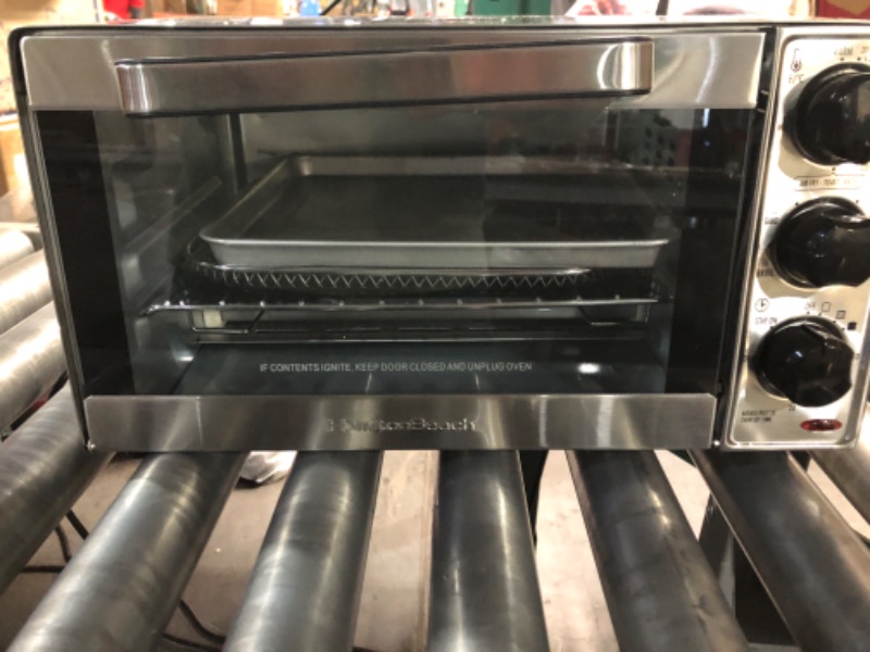 Photo 3 of ***PARTS ONLY***Hamilton Beach Sure-Crisp Toaster Oven Air Fryer Combo, 