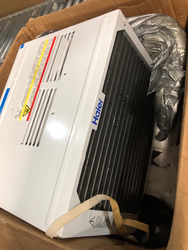 Photo 5 of Haier Window Air Conditioner 8000 BTU, Wi-Fi Enabled, Energy-Efficient Cooling for Medium Rooms, 8K BTU Window AC Unit with Easy Install Kit, Control Using Remote or Smartphone App White 8000 BTU