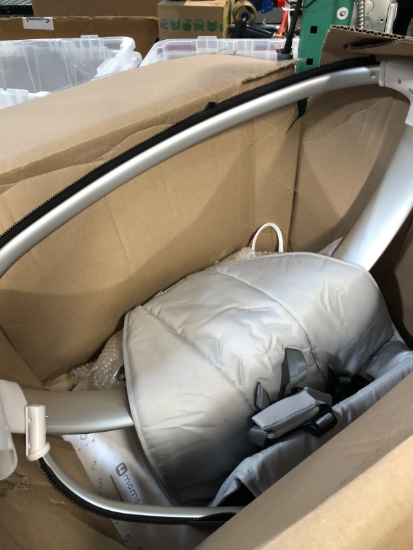 Photo 1 of 4moms MamaRoo Multi-Motion Baby Swing, Bluetooth Enabled with 5 Unique Motions, Grey