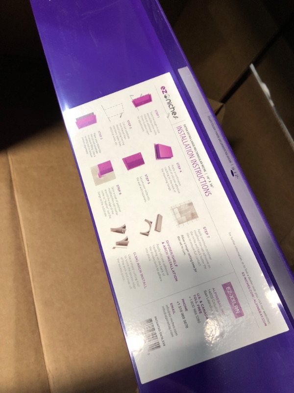 Photo 1 of **DAMAGED SEE NOTES**
EZ-NICHES - USA - Ready for Tile Niche Shower Shampoo Shelf (14" X 36") Purple