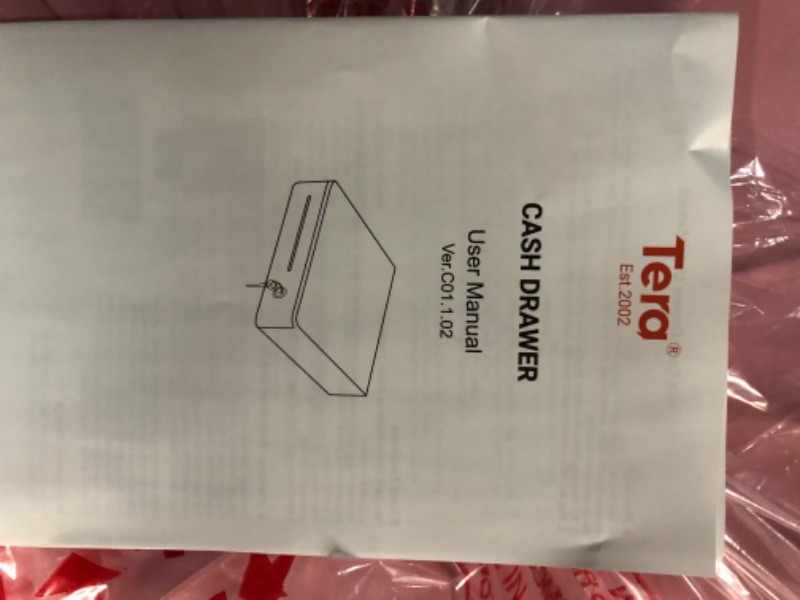 Photo 1 of Tera 13" Auto Open Cash Register Drawer Heavy Duty with Micro Switch Fully Removable Insert Tray 5 Keys 4 Bill 6 Coin Media Slot 12V RJ12 Key-Lock (Round Corner) for POS System Small Business 330R Pink 13"- 4 Bill 6 Coin