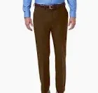 Photo 1 of 38W -30L HAGAR DRESS PANTS, DRK BROWN