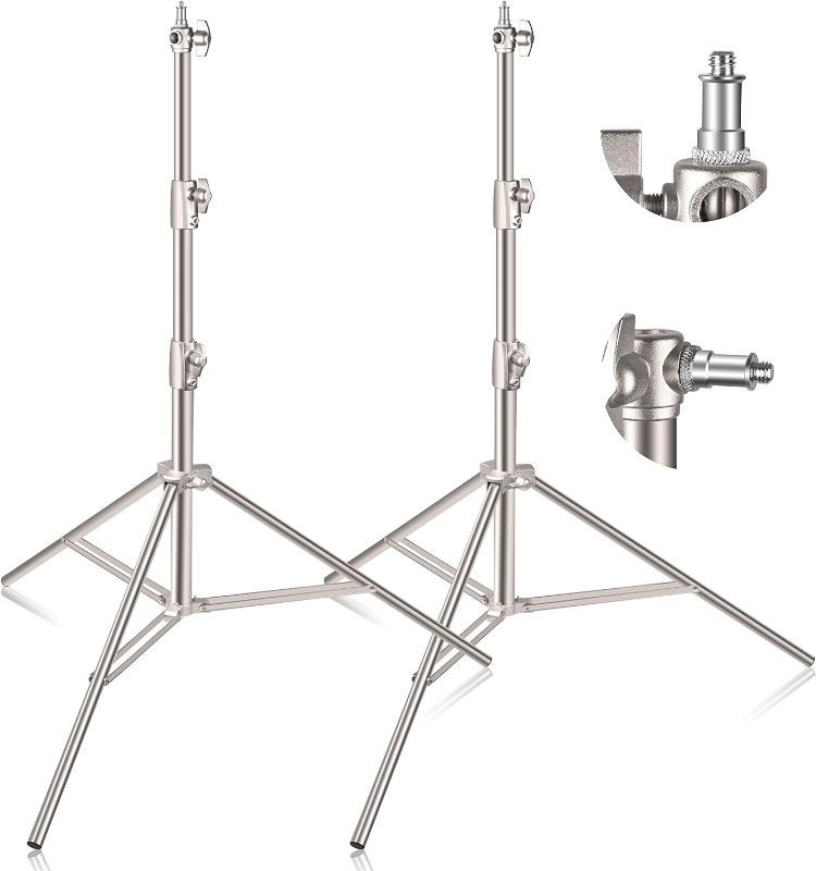 Photo 1 of EMART 9.2ft/2.8m Stainless Steel Light Stand