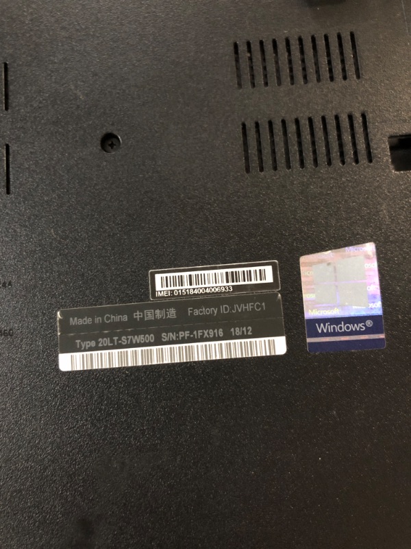 Photo 3 of Lenovo ThinkPad T480 14" HD Business Laptop, Intel Core i5-8350U up to 3.20GHz, 16GB DDR4 RAM, 1TB SSD, HDMI, Type-C, USB 3.0, SD Card Reader, Windows 10 Pro 64-bit (Renewed) HD 16GB RAM+1TB SSD