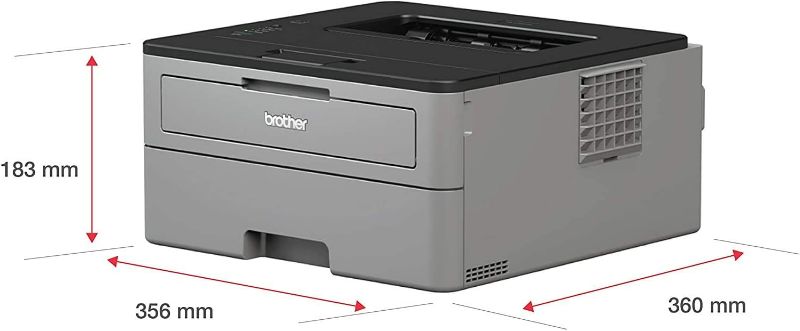 Photo 2 of (READ FULL POST) Brother HL-L2300D Monochrome Laser Printer with Duplex Printing (Renewed Premium) Renewed Model: RHLL2300D