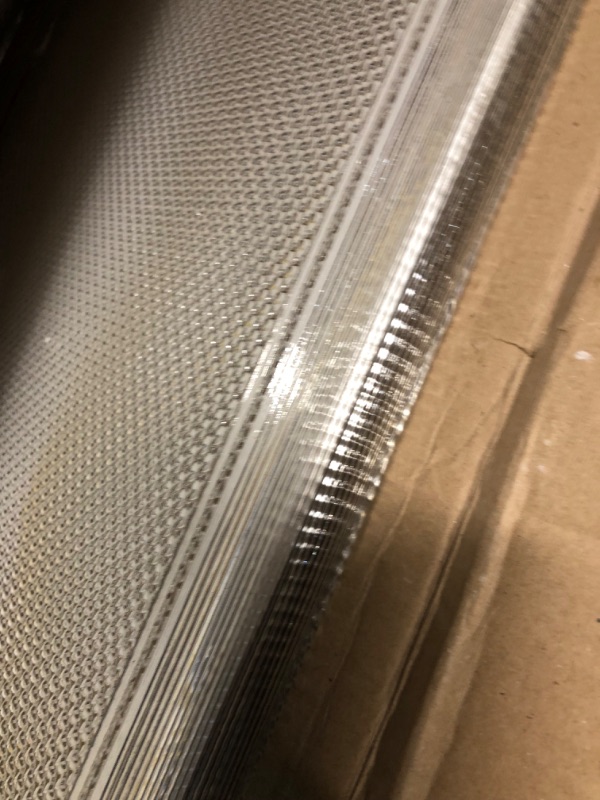 Photo 1 of **HEAVILY USED/ CRACKED / DAMAGED/ FOR PARTS**Lithonia Lighting SB 432 120 1/4 GESB 4-Foot 4-Light 32 Watt T8 Fluorescent Wraparound 120 Volt Fixture with One 32W Electronic Ballast, White 1 Commercial Ballast 120V Square