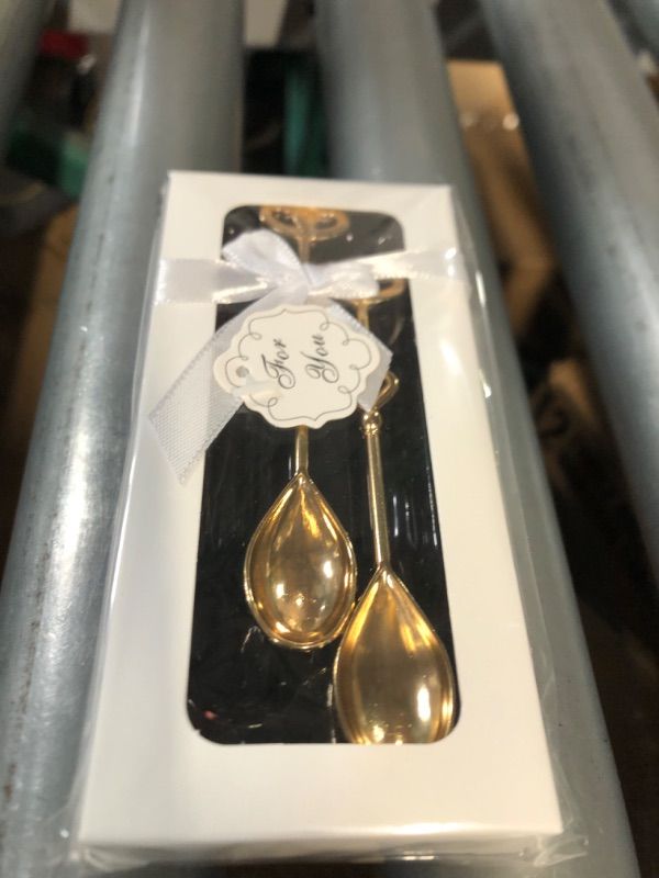 Photo 3 of 2 Piece Crown Drinking Spoon Teaspoons for Wedding Gift Tea Party Souvenir