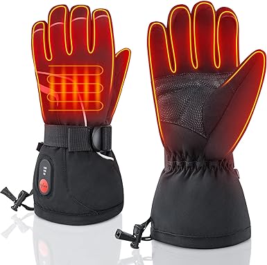 Photo 1 of  Heated Gloves for Women Men Rechargeable Electric Heated