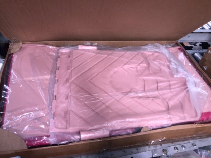 Photo 3 of ***USED - LIKELY MISSING PARTS - UNABLE TO VERIFY FUNCTIONALITY***
W WEYLAN TEC Freestanding Large Foldable Bath Tub Bathtub for Petite Adult Children Baby Toddler Pink Large (Pack of 1) Pink