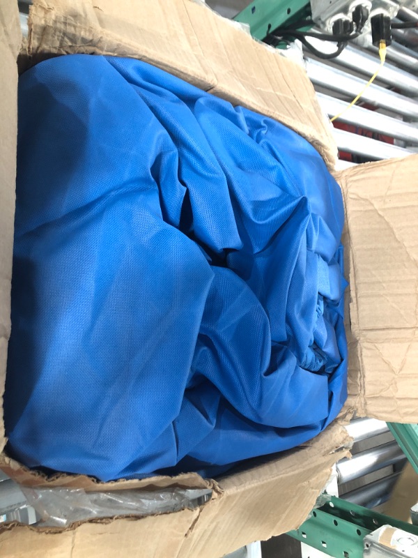 Photo 2 of Budge B-1200-X5 1200 Denier V-Hull Runabout Boat Cover Blue 18'-20' Long (Beam Width Up to 102") Waterproof, Heavy Duty, UV Resistant 18'-20' Long (Beam Width Up to 102") Blue