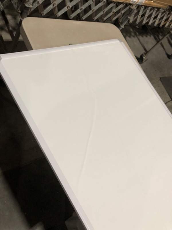 Photo 3 of ***NOT FUNCTIONAL - NONREFUNDABLE - FOR PARTS ONLY - SEE COMMENTS***
Rolling Dry Erase Board 48 x 36 - Large Portable Magnetic Whiteboard with Stand - Double Sided - White 48x36