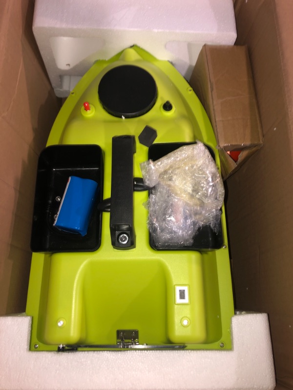 Photo 2 of (READ FULL POST) MEKNIC Fishing Bait Boat with GPS- 500M/546 Yards Remote Control Fish Finder Bait Boat for Fishing- 4.4LBS Loading Bait Boat for Carp Fishing Hook