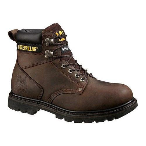 Photo 1 of (READ FULL POST) Caterpillar Men's Second Shift Steel Toe Work Boot Dark Brown 10.5 US 