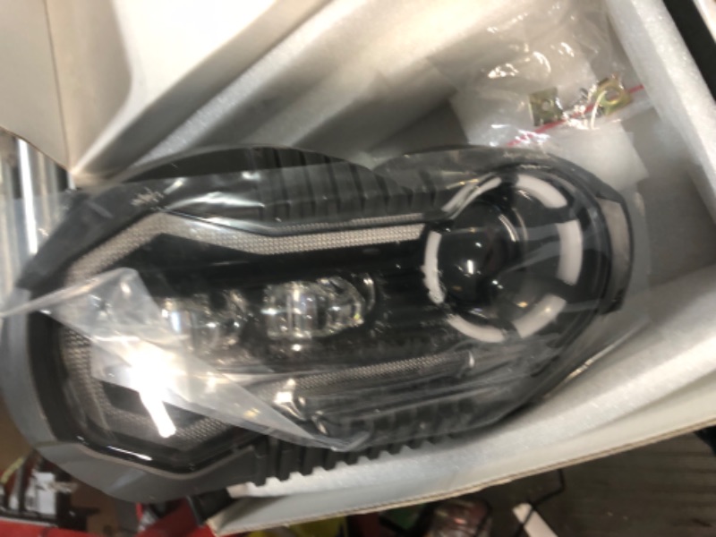 Photo 3 of E-Mark Approved LED Headlight High Low Beam with DRL LED Headlamp Assembly Compatible with BMW R1200GS 2004-2012 R1200GS Adventure 2005-2013