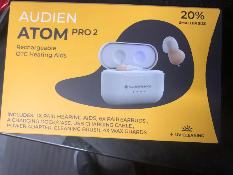 Photo 2 of Audien Hearing Atom Pro 2 OTC Hearing Aid
