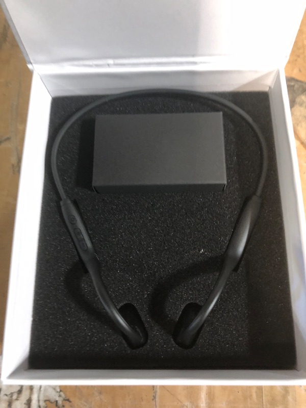 Photo 3 of Air Conduction Headphones - Designed for Sports and Fitness and Fitness Activities Without Ear Blockage - Enjoy Audio While Maintaining Awareness of Your Surroundings(Black) black1