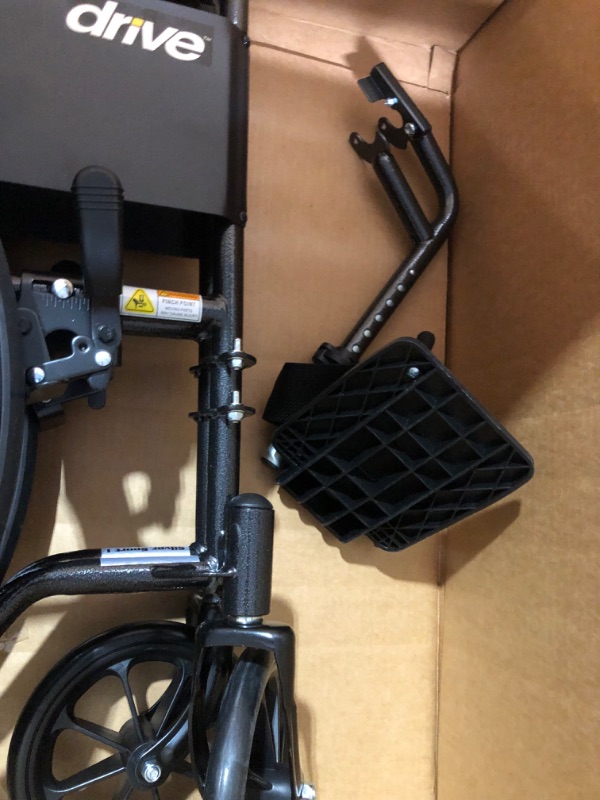 Photo 1 of 
Medline Wheelchair, Swing-Back Desk-Length Arms And Elevating Leg Rests, 18" x 16" Seat (W x D)