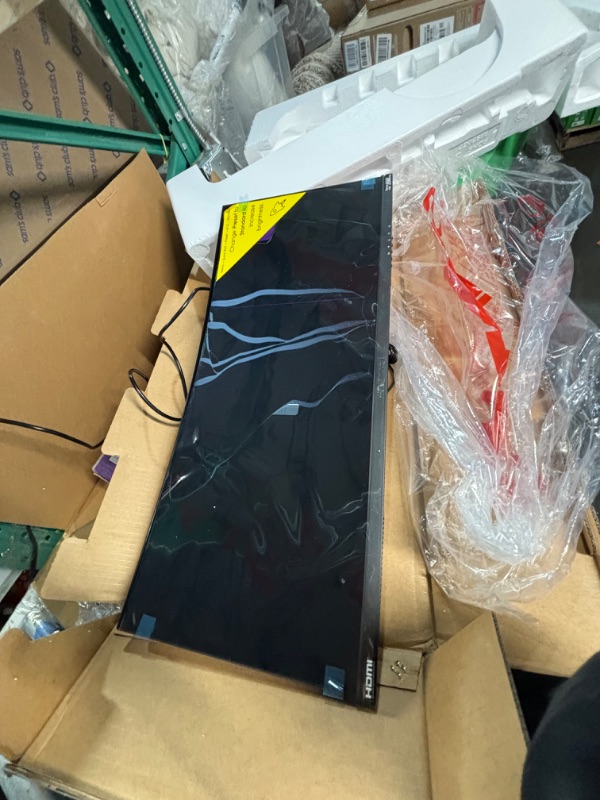 Photo 3 of **NONREFUNDABLE*SCREEN IS BROKEN SEE PHOTOS* Sceptre 30-inch Curved Gaming Monitor, Metal Black & Seagate Barracuda 2TB Internal Hard Drive HDD – 3.5 Inch SATA 6Gb/s 7200 RPM 256MB Cache 3.5-Inch – Frustration Free Packaging (ST2000DM008) Monitor + Intern