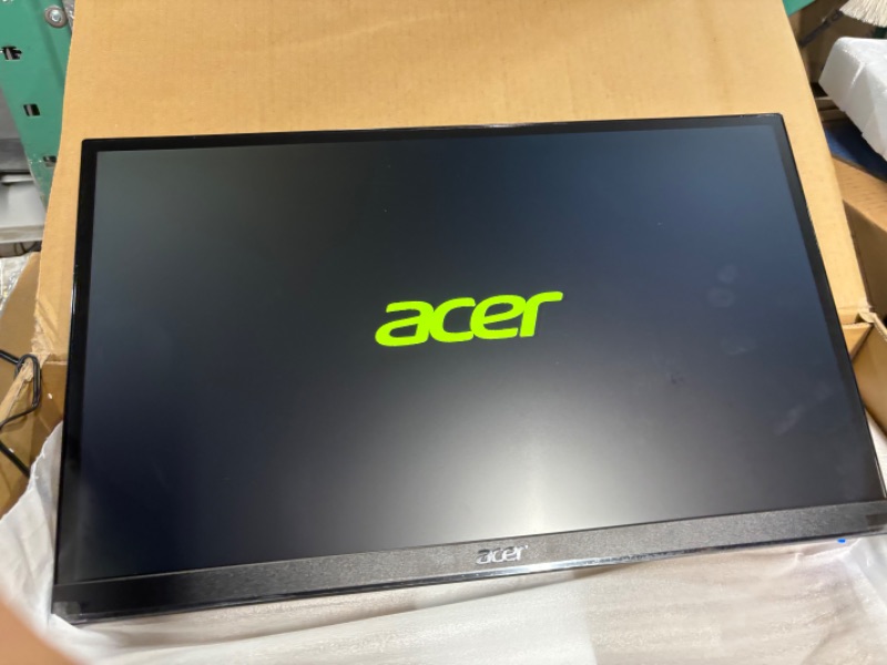 Photo 3 of Acer 21.5 Inch Full HD (1920 x 1080) IPS Ultra-Thin Zero Frame Computer Monitor (HDMI & VGA Port), SB220Q bi