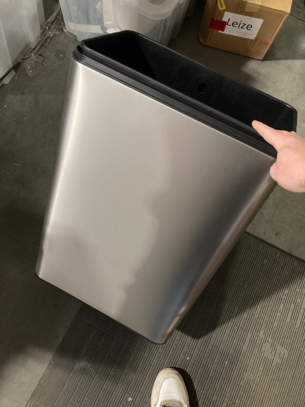 Photo 2 of (READ FULL POST) Kohler 13 Gallon Motion Sensor Hands-Free Trash Can with Liner and Quiet Close Lid Stainless Steel 13 Gallon Motion Sensor Can