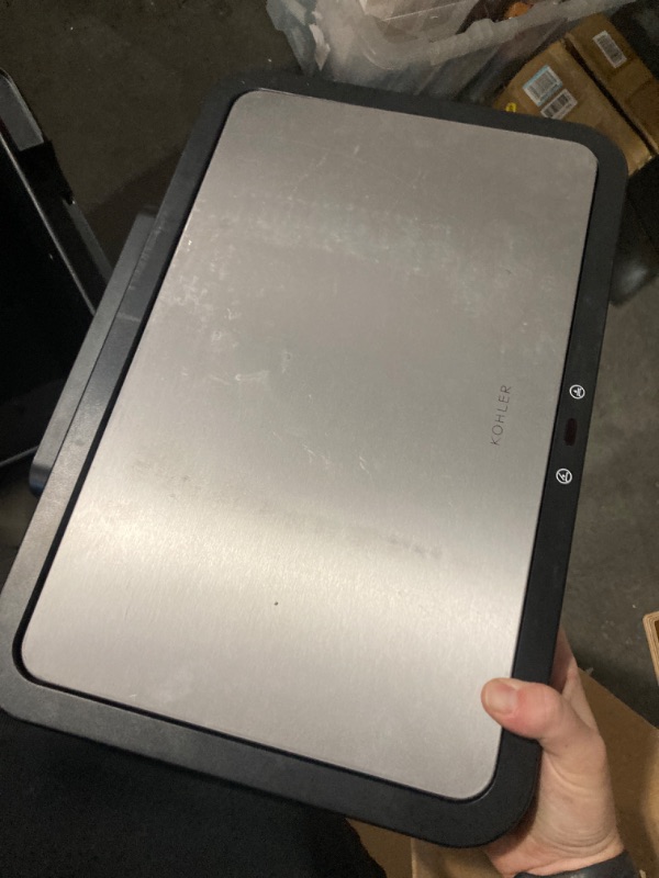 Photo 1 of (READ FULL POST) Kohler 13 Gallon Motion Sensor Hands-Free Trash Can with Liner and Quiet Close Lid Stainless Steel 13 Gallon Motion Sensor Can