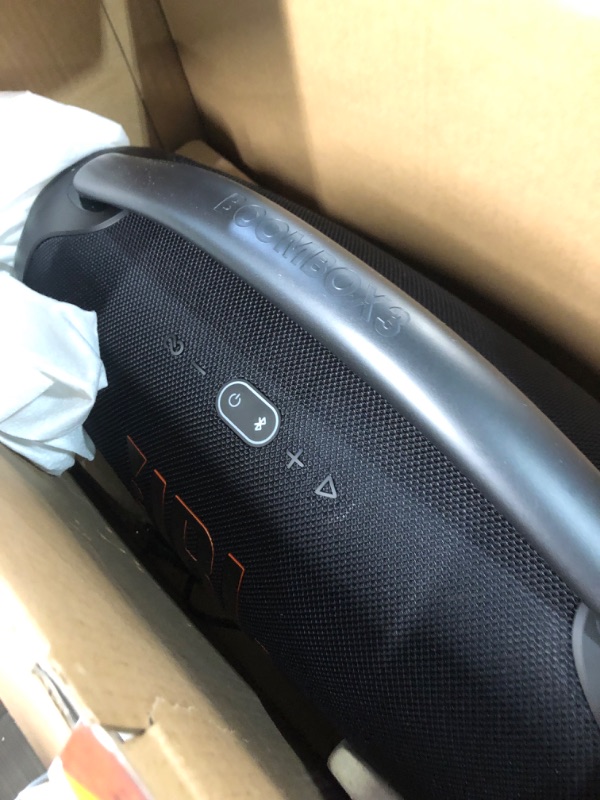 Photo 1 of JBL Boombox 3 - Portable Bluetooth Speaker, Powerful Sound and Monstrous bass  Black Speaker