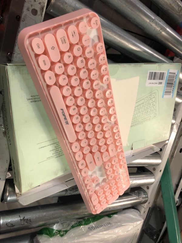 Photo 1 of SADES V2020 Wireless Keyboard and Mouse Combo,Pink Wireless Keyboard with Round Keycaps