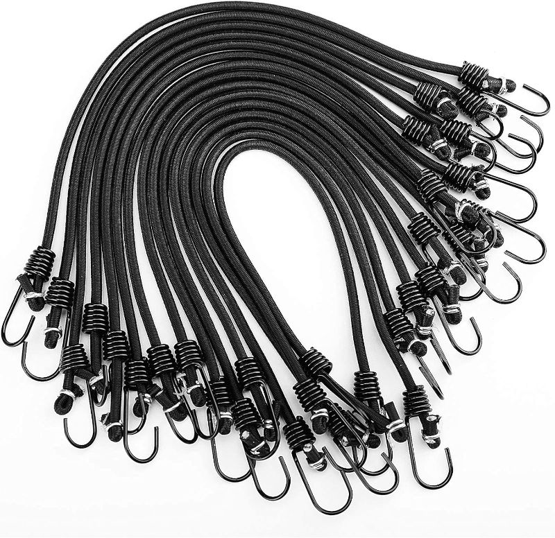 Photo 1 of  Bungee Cords with Hooks, 12 Pcs