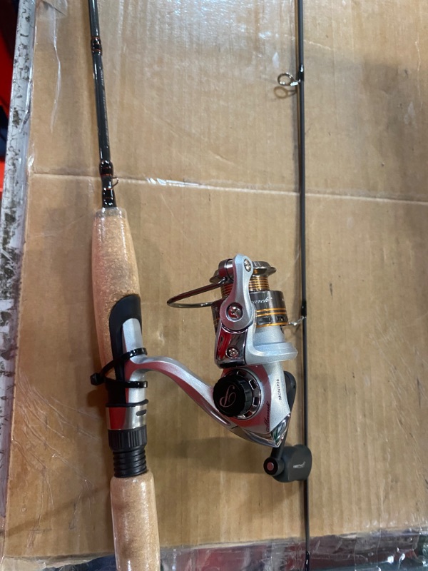 Photo 3 of **READ NOTES, MAJOR DAMAGE,SOLD FOR PARTS, NON-REFUNDABLE**
Pflueger 5'6" Monarch Spinning Rod Combo