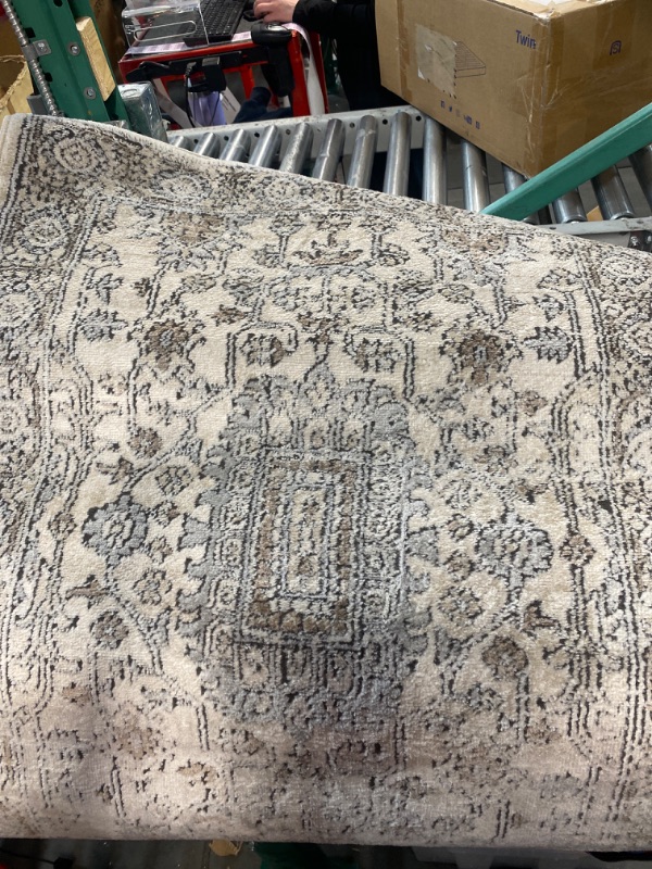 Photo 1 of ***USED - NO PACKAGING***
Loloi II Teagan Collection TEA-03 Ivory / Sand, Traditional 2'-8" x 7'-6" Runner Ivory