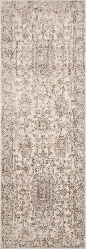 Photo 1 of ***USED - NO PACKAGING***
Loloi II Teagan Collection TEA-03 Ivory / Sand, Traditional 2'-8" x 7'-6" Runner Ivory