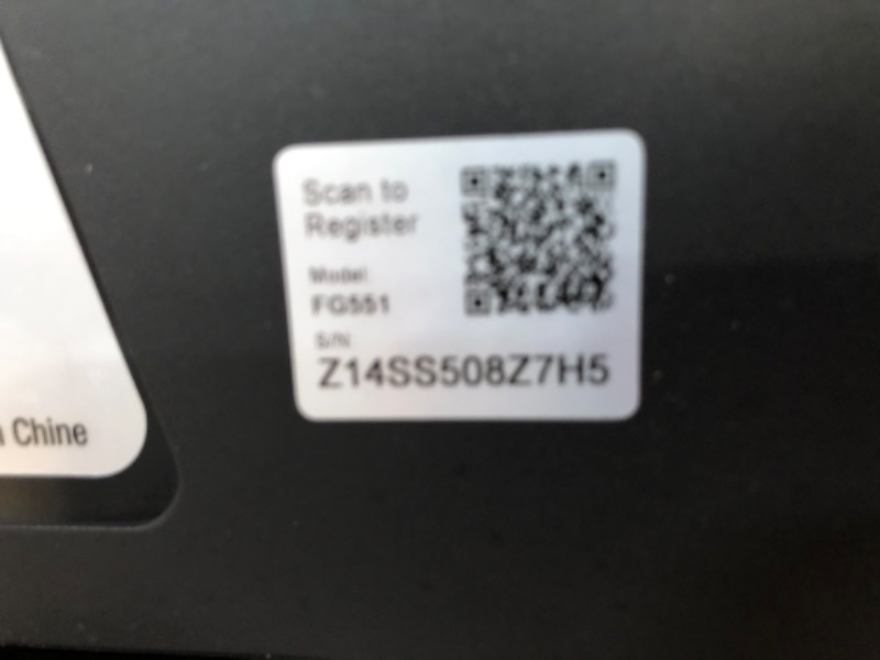 Photo 1 of **READ NOTES,MINOR DAMAGE**
Ninja FG551 Foodi Smart XL 6-in-1 Indoor Grill Black/Silver 1st Generation