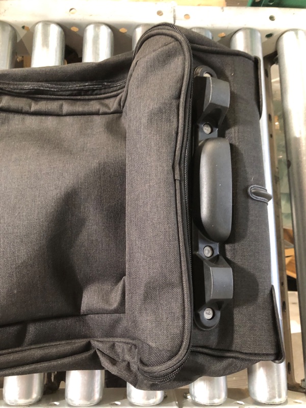 Photo 1 of ***USED***Travigo 20" Collapsible Carry On Luggage Two-Tone Polyester 900D Black