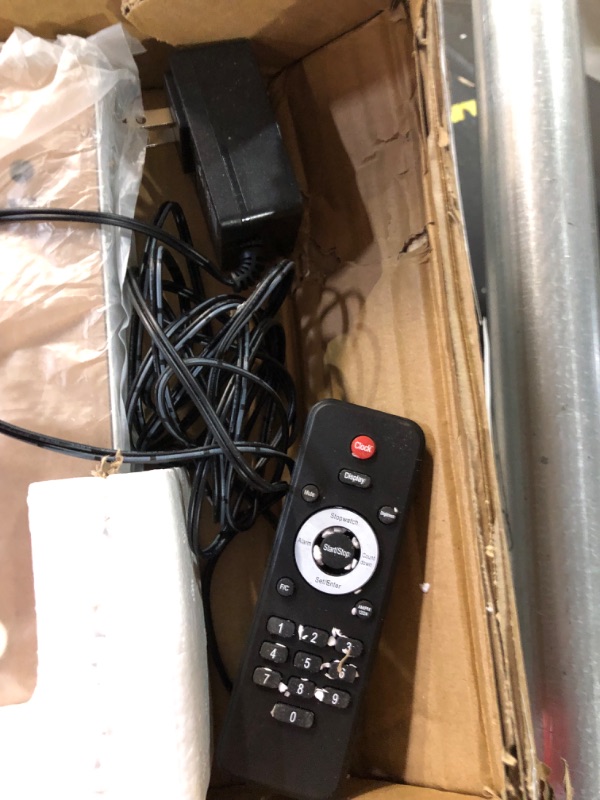 Photo 1 of Ivation Huge 36" Inch Large Big Oversized Digital LED Clock with Stopwatch, Alarms, Countdown Timer & Temp - 36" Inch White